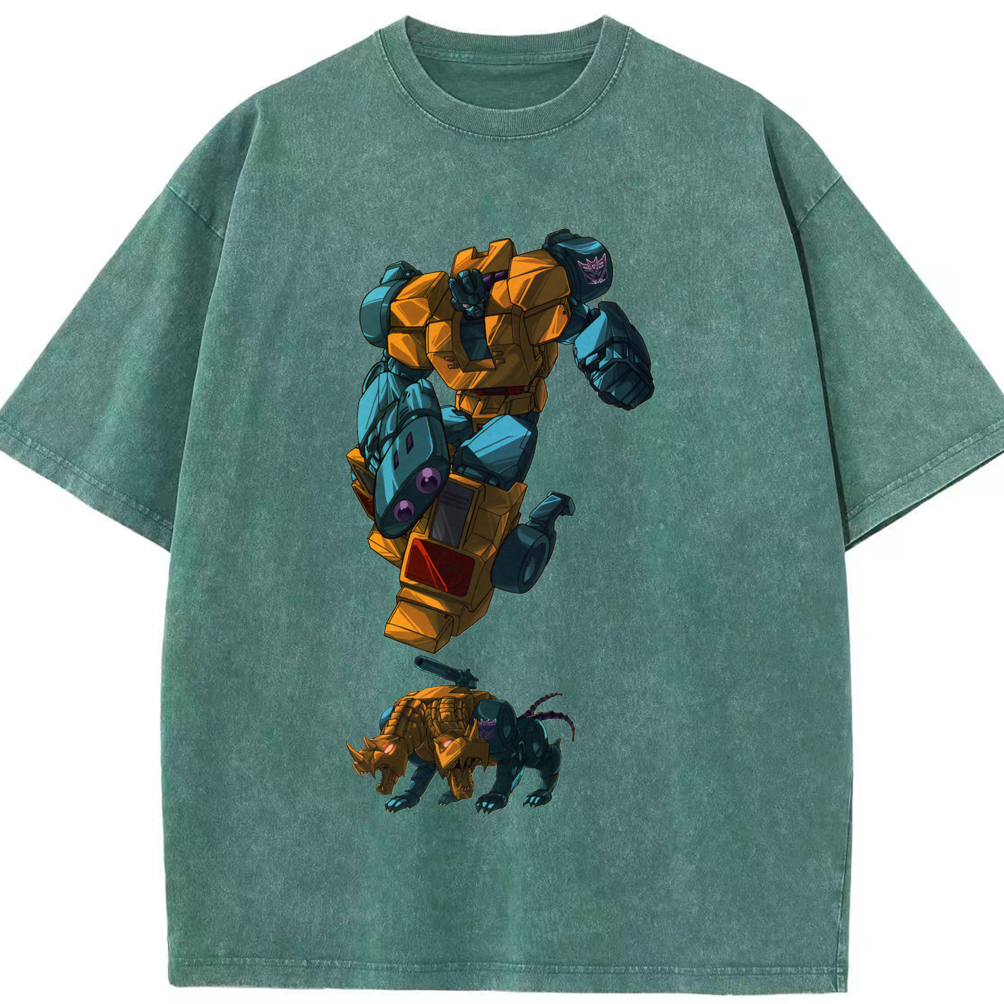 （画像用）  綿100% ヴィンテージ風 半袖Tシャツ（フロントプリント）